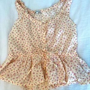Madewell floral tank top